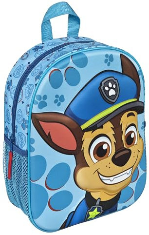 Undercover - Paw Patrol 3D Rucksack - Hochwertiger Kinderrucksack mit Paw Patrol Motiv - Verstellbare Schultergurte - Geräumiges Hauptfach - Mit seitlichen Netztaschen - ab 4 Jahren