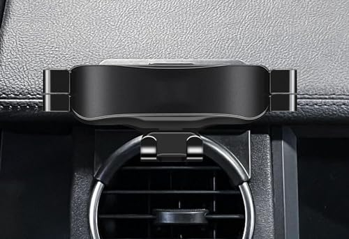 SASOKI Auto Handyhalterung für Land Rover Discovery 4 2010-2016, Stabile Multifunktionaler 360° Drehbarer Telefonhalterung, KFZ Handy Halterung für Alle Handys, Auto Zubehör,A Black
