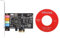 Housoutil 2pcs Pcie Sound Card with Low Profile Bracket 5.1 Internal Audio Card for Pc 6 Digital Sound Interfaces 3d Surround Compatible with Win2000 /xp/vista / /