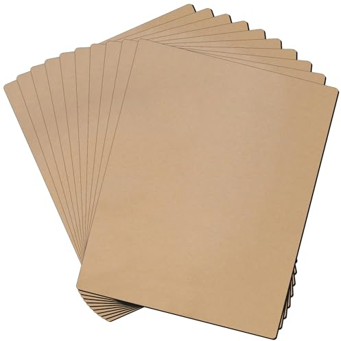 LLPT Magnetic Sheet Adhesive 10 PCS 20CM x 25.4CM Sticky Magnet Paper | Flexible Refrigerator Magnetic Sheet for Photos Images Education DIY Crafts Signs