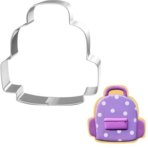 LUBTOSMN Ausstechform für Schultüten, 8,9 cm, Biscui-Ausstechformen, Fondant-Formen für den Schulanfang