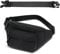 Bauchtasche Gürteltasche Wasserdicht für Herren Damen mit Einem 30 cm Verlängerten Gürtel Großem Fassungsvermögen Hüfttasche für Reise Camping Hundespaziergänge und Outdoor-Aktivitäten (Schwarz)