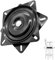 Serenelight Universal Möbel Drehteller, Metall Möbel Drehteller, Drehbeschlag Schwerlast, 360° Grad Swivel Drehteller, 200 kg Tragkraft, Für Hocker, Tische, Bücherregale 5 Zoll (Schwarz)