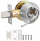 PATIKIL Keyed Alike Double Cylinder Deadbolts, Keyed Entry Door Knob Anti-Theft Exterior Door Hardware for Front Door and Entrance Door, Silver