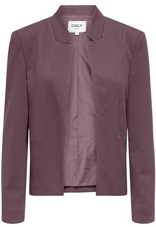 ONLY Onlemillia Life L/S Open Blazer CC TLR, Marrone Rosa, 42 Donna