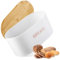 COCASES Bread Bin for Kitchen with Lid and Bread Box for Freshness Bread Crusty Biscuit