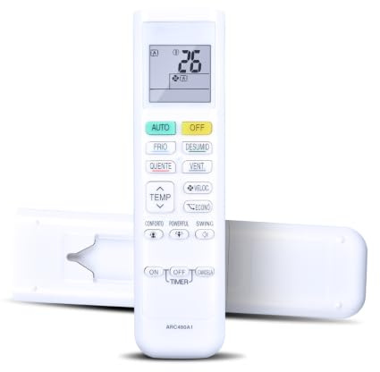 Snrigw ARC480A1 - Mando a distancia de repuesto compatible con Daikin Aire Acondicionado ARC480A2 ARC480A3 ARC480A4 ARC480A5 ARC480A6 ARC480A7 ARC480A8 ARC480A9