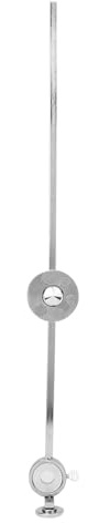 Schweißbrenner Zirkel Rollführung, Edelstahl Maßstab, 50cm Länge, 100cm Schnittdurchmesser - Präzise Positionierung, Magnetfuß, Für G01-100 Brenner