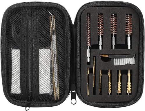 Kit di Pulizia Professionale per Pistole e Armi Cal 22 .357 .38 9 mm .40 .45