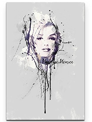 Paul Sinus Art Marilyn Monroe II 90x60cm auf Leinwand gespannt fertig zum aufhängen