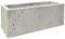 DECOGARDEN Jardinière granuleuse de Pierre et béton Blanc 75 x 25 x (H) 33 cm.