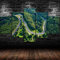 VKEXVDR Leinwandbild Für Wanddekoration 5 Stück Nürburgring Track Circuit Rallye Fotodruck Auf Leinwand 5 Teilig Leinwanddrucke Leinwand Stück Artwork Home Decor Bild Für Zimmer