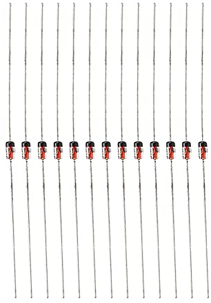Schnellschaltdiode, Gleichrichterdiode, 500 Stück Schnellschaltdiode 1N4148 200mA 100V Elektronische Komponenten für den Anschluss in Schaltkreisen verwendet wird