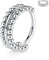 hengkaixuan 316L chirurgischer Stahl 16G Helix Piercing Scharniersegment Nahtloser Clicker Ring Knorpel Conch Helix Ohrring Nase Creolenring Silber Septum Daith Turm Tragus Piercing Schmuck 10mm