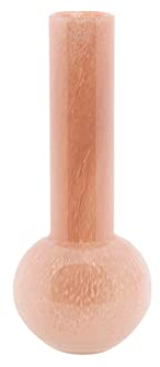 DutZ DNJESTR apricot | Exclusive mundgeblasene Glasvase | H 60 cm D 24 cm