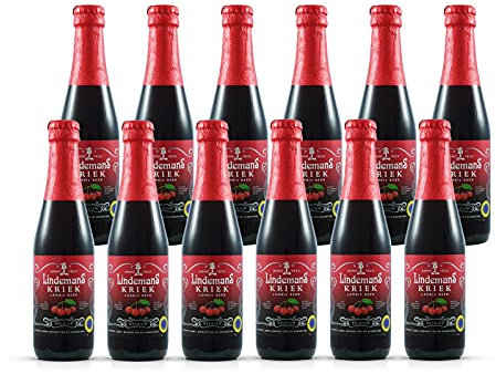 Lindemans Kriek Paket, 12 x 0,25l Flaschen belgisches Kirschbier inc. MEHRWEGPFAND mit 3,5% Vol.