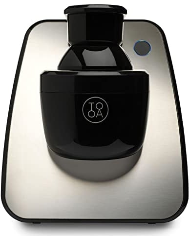 TooA Heladera Autorefrigerante compacta, máquina para helado expreso de una porción, funciona solo con helados TooA y aplicación dedicada, helado italiano 100% natural sin conservantes,