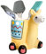 Sixdrop Alpaca Utensil Holder, Kitchen Storage Crock, Alpaca Llama Party Accessory Gift Idea, Farm House Bathroom Office Holder Decor