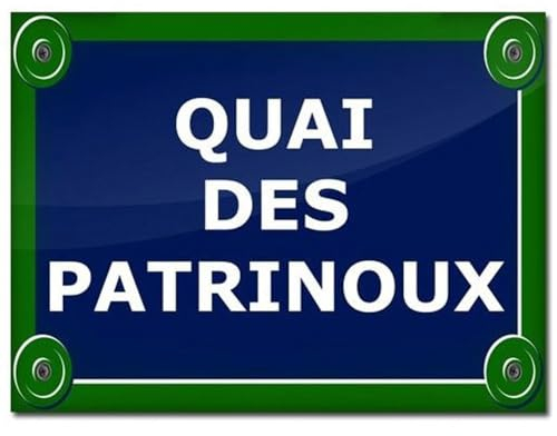 Ocadeau Placa de Calle de parís Personalizada - Imprima el Nombre de su Calle en Esta Placa Inspirada en la Ciudad de parís