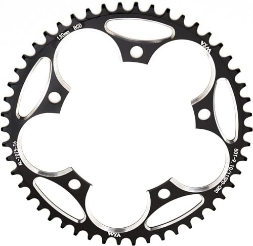 YBEKI Y117 Fahrrad-Kettenblatt, Schwarz, 54T