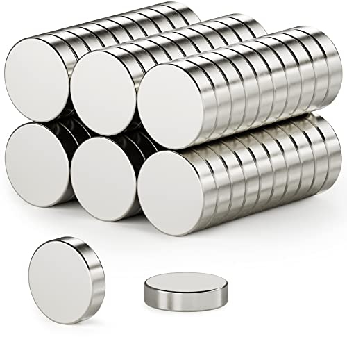 FINDMAG 50 Stück 8 x 2 mm Neodym Magnete Extra Stark, Kleine Magnete, Magnet für Magnettafel, Whiteboard Magnet für Handwerk, Fotos, Teile Spleißen
