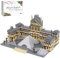 JOMIOD Modular Haus Bausteine, 3377 Klemmbausteine Louvre Bausteine Bausatz, DIY Mini Modular Building Konstruktionsspielzeug, Architektur Baustein Modell MOC Nicht Kompatibel mit Lego