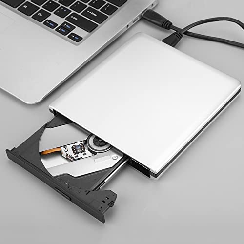 Yctze Unità Ottica Blu Ray Esterna USB 3.0 per Laptop e PC, Masterizzatore di Dischi Blu-Ray DVD CD, Compatibile con Tablet, Laptop e Periferiche
