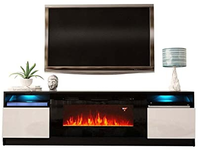 AQQWWER TV Schränke für das Wohnzimmer TV Cabinet Living Room Furniture TV Stand TV Table Electric Fireplace TV Stand for Living Room Furniture (Color : 03)