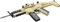 Sturmgewehr Bausteine Modell, 385 Teile Gewehr Waffen Bausteine Bausatz mit Schussfunktion, DIY Klemmbausteine Bausteine Waffen-Gewehr Konstruktion Bauset
