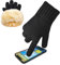 lifwimner Winterhandschuhe Damen mit Fleecefutter, Touchscreen Warme Strickhandschuhe Thermo Winter handschuhe für Outdoor Sport Laufen Radfahren(Schwarz)
