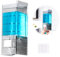 Dispenser Sapone,Dispenser Detersivo Piatti,Dispenser Sapone Muro Senza Bisogno di Forare Per Shampoo, Lavaggio Del Corpo, Igienizzante per Mani, Disinfettante,Dispenser Sapone Bagno Plastica