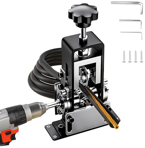 Manual Wire Stripping Machine Powered Wire Stripping Copper Wire Stripper Drill Portable Wire Stripper Electric Wire Stripping Tool for 0.04-1 Scrap Copper Recycling