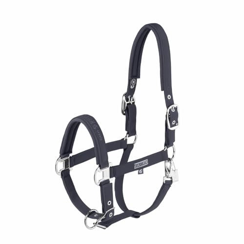 Eskadron Halfter Pferdehalfter Classic Sports Softshell Double Pin, Farbe:Navy, Größe:W