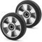 2 Stück Hubwagen Rolle Gummirollen 180 x 50 mm, mit Kugellager Rollen für Hubwagen Ersatzrollen Laufrolle | Achse 20 mm | Durchmesser 180 mm | Breite 50 mm | Maximale Belastung: 1400 KG
