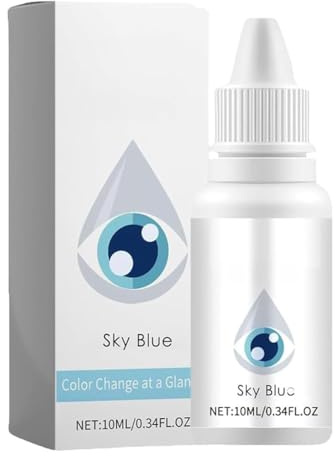 Eye Color Changing Drops Fancy Eye Drops Advanced Lighten Eyes Liquid (Blue) (A)