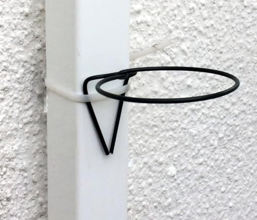 Pipe Pot-Ups® Plant Pot Hangers for Drainpipes & Fence Posts – Outdoor Hanging Plant Pot Holder for Pipes, Poles & Downpipes – Vertical Garden Pot Hangers (for 5 pots)