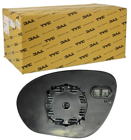 TYC 324-0043-1 Spiegelglas Glas Aussenspiegel konvex beheizbar rechts Kompatibel mit NISSAN JUKE F15