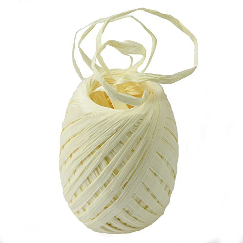 30m Raffia Papierschnur Geschenkband Bastelschnur Dekoband Papierband Farbwahl