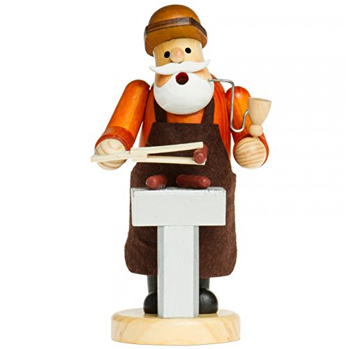 Sikora RM-A Räuchermännchen aus Holz 3 Größen Verschiedene Motive, Farbe/Modell:A06 orange - Grillmeister, Höhe in cm:Höhe ca. 36 cm