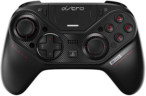 ASTRO Gaming C40 TR PS4 Controller, Fully Customisable Professional Wireless Controller for the Elite Gamer, Compatible with PlayStation 4 & PC, Black