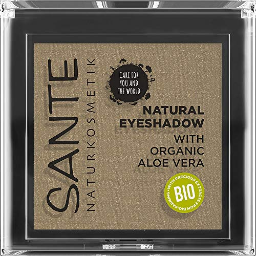 SANTE Naturkosmetik Natural Eyeshadow 04 Tawny Taupe, Lidschatten Matte Farbnuance, Bio-Extrakte, Vegan, 1, 8g
