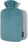 Bouillotte avec Housse Polaire - Housse Premium Douce et Molletonnée - Grande Capacité 1,8 L - Bouillotte Eau Chaude pour Soulagement de la Douleur, Dos, Cou et Épaules - Vert Bleu