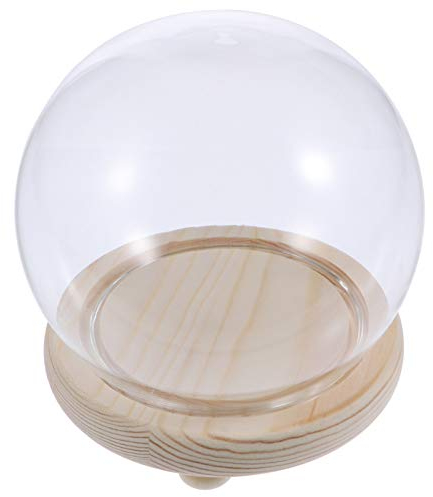 Glaskuppel Weihnachten Feier aus Borosilikatglas für Tischdeko