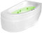 Baignoire Hydromassage Angulaire Zaira Chromothérapie Version SX