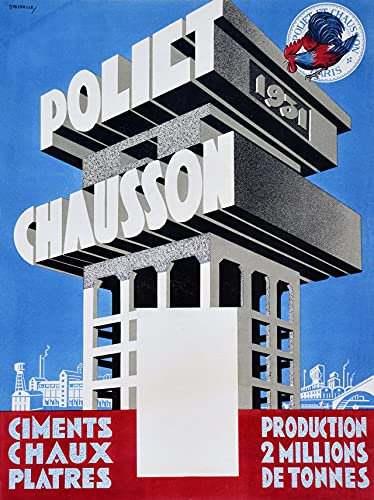 Poliet Panton 1931 Plakat, Kunstdruck, Format 50 x 70 cm, Luxuspapier, 300 g
