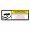 tradercat Auto Aufkleber Berühren Zahnausfall Tuning Sticker für alle Oberflächen -15x5cm - Fenster, Seitenspiegel, Heckscheibe, Motorhaube, Fahrzeug – Digitaldruck