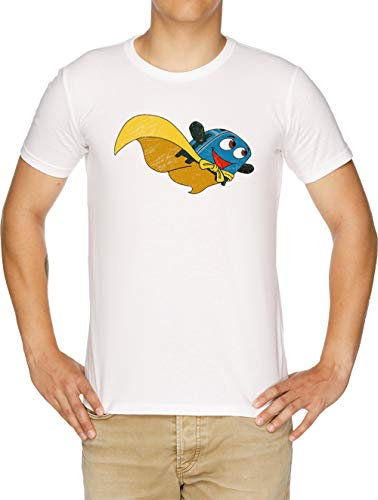 Mutig Wenig Toaster - Fliegen Weg Herren T-Shirt Weiß