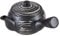 Aolity Reise-Tee-Sets Teekanne Kyusu Teebereiter mit Teesieb für losen Tee Japanische Teekanne aus Keramik mit Seitengriff 11,8 oz Tea Pot