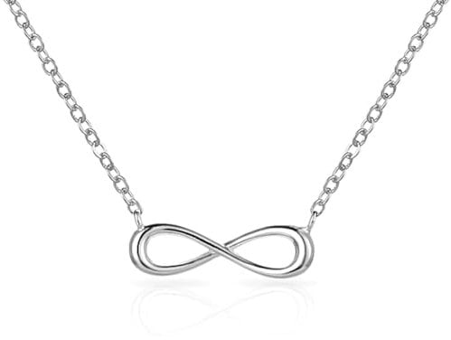 Philip Jones Sterling Silver Infinity Necklace