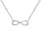 Philip Jones Sterling Silver Infinity Necklace